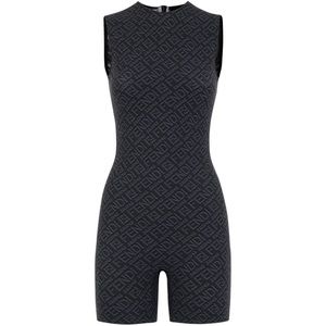 FENDI x SKIMS SLEEVELESS MID THIGH BODY SUIT